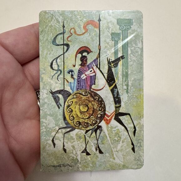 Vintage Guild Plastic Coated Bridge Playing Cards 2 Decks One New One Pre Owned - Picture 4 of 5